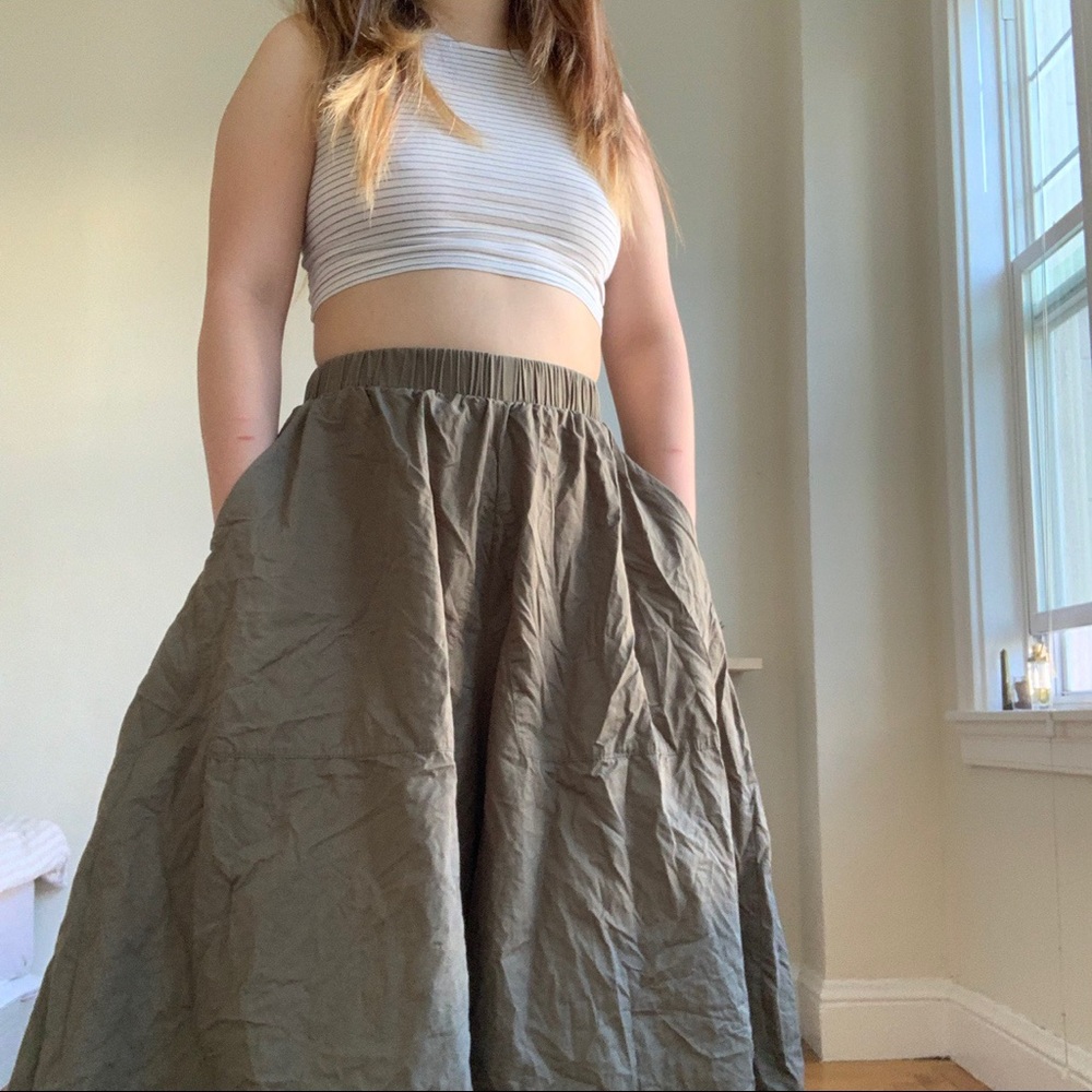 Vintage green dress pants